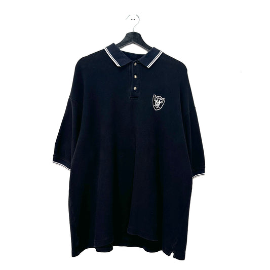 2000 Raiders Polo Bottun Up Shirt - XL