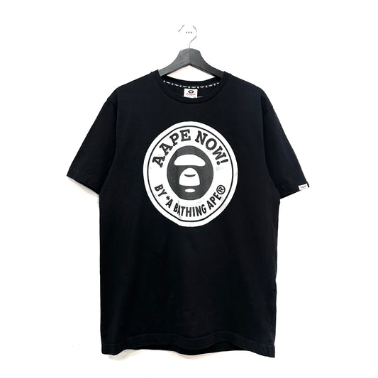 Aape Now By A Bathing Ape Black Shirt - L