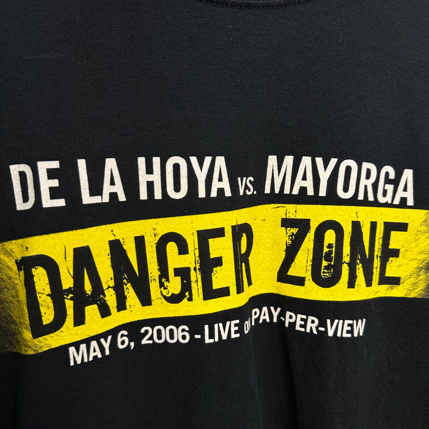 2006 De La Hoya Vs Mayorga Shirt - XL