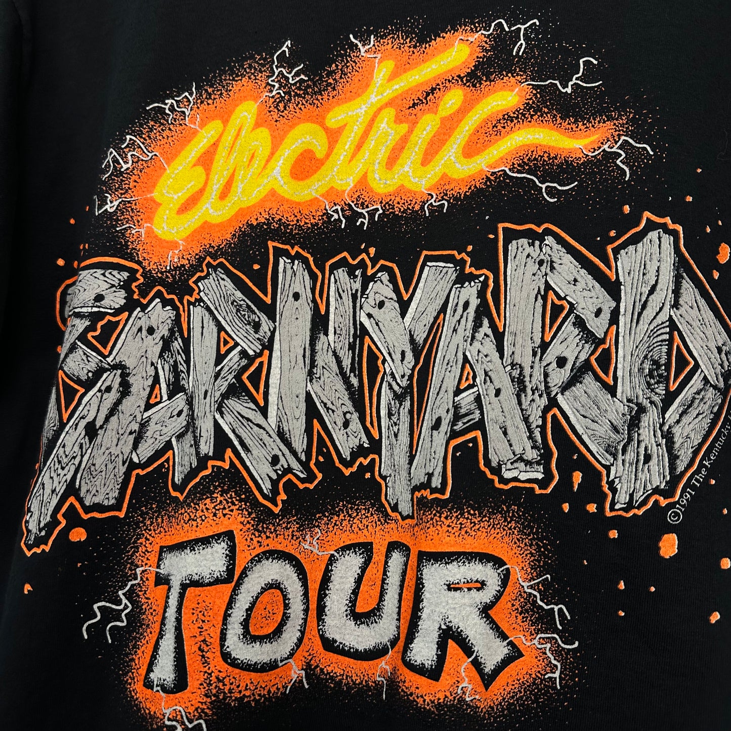 1991 The Kentucky Headhunters Electric Banyard Tour Shirt - L